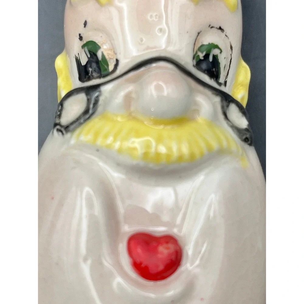 Vtg German Yodeler Herr‎ Zany Happy Man Single Salt Pepper Shaker Japan Decor 4